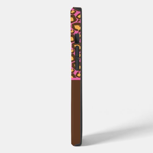 Coques Case-Mate iPhone Boîtier d'impression rose et Brown Cheetah (Verso / Gauche)