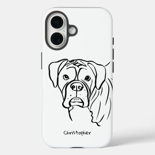 Coques Case-Mate iPhone Boîtier en blanc : Ligne de texte modifiable Art P (Verso)