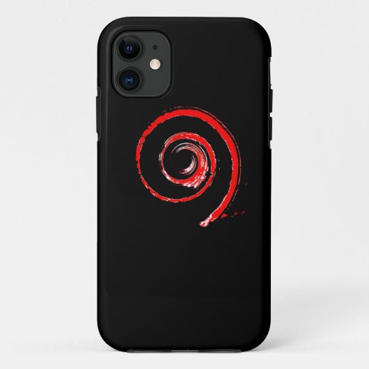 Coques Case-Mate iPhone Boîtier I Phone avec Red Spiral (Dos)
