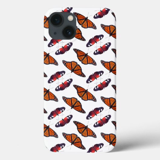 Coques Case-Mate iPhone Boîtier iPad Autumn Frenzy Butterfly (Blanc) (Verso)
