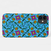 Coques Case-Mate iPhone Boîtier iPhone 11 Fleurs Abstraites (Dos (Horizontal))