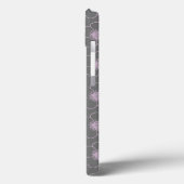 Coques Case-Mate iPhone boîtier iphone 13 floral rose et gris (Verso / Gauche)