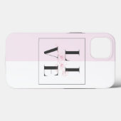 Coques Case-Mate iPhone boîtier iphone 13 rose blanc (Verso (horizontal))
