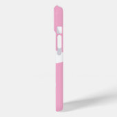 Coques Case-Mate iPhone Boîtier IPhone 15 Marguerite Blanche Mignonne Rose (Verso / Gauche)