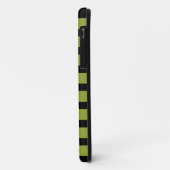 Coques Case-Mate iPhone Boîtier iPhone 5 Barely There Noir Rayures Vertes (Dos/Gauche)