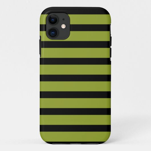 Coques Case-Mate iPhone Boîtier iPhone 5 Barely There Noir Rayures Vertes (Dos)