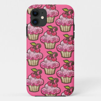 Coque iPhone 11 Boîtier iPhone 5 Case-Mate Cupcake Cherry Berry