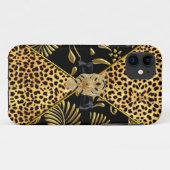 Coques Case-Mate iPhone Boîtier iPhone 5 Case-Mate Or Noir Léopard (Dos (Horizontal))
