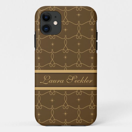 Coques Case-Mate iPhone Boîtier iphone 5 motif marron royal (Dos)