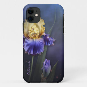 Coque Case-Mate Pour iPhone Boîtier Iphone 5S personnalisé violet et jaune Iri