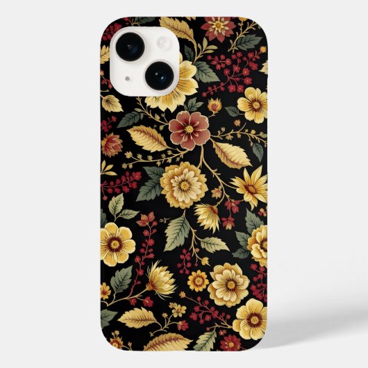 Coques Case-Mate iPhone Boîtier iphone à motif floral (Verso)