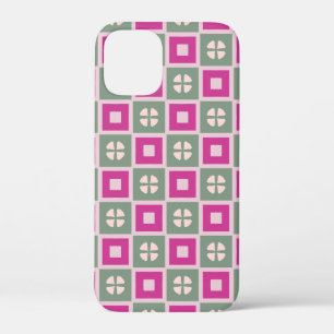 Case-Mate iPhone Case Boîtier iPhone à motif floral encadré vert et mage