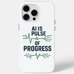 Coque iPhone 15 Pro Max Boîtier iPhone AI Pulse of Progress Évolution Te