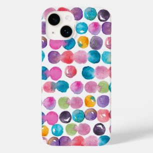 Coque Pour iPhone 14 Boîtier iPhone aquarelle brillante – Abstrait arti