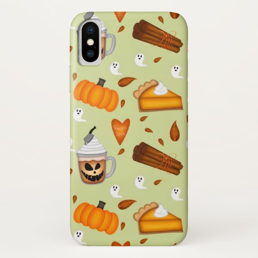 Coques Case-Mate iPhone Boîtier iPhone au parfum de citrouille (Dos)