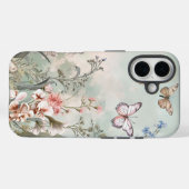 Coques Case-Mate iPhone Boîtier iPhone avec fleurs. (Verso (horizontal))