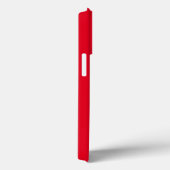 Coques Case-Mate iPhone Boîtier iphone avec fond rouge et police blanche (Verso / Droite)