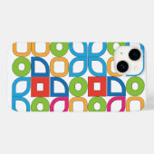 Coques Case-Mate iPhone Boîtier iPhone blanc moderne du milieu du siècle c (Verso (horizontal))