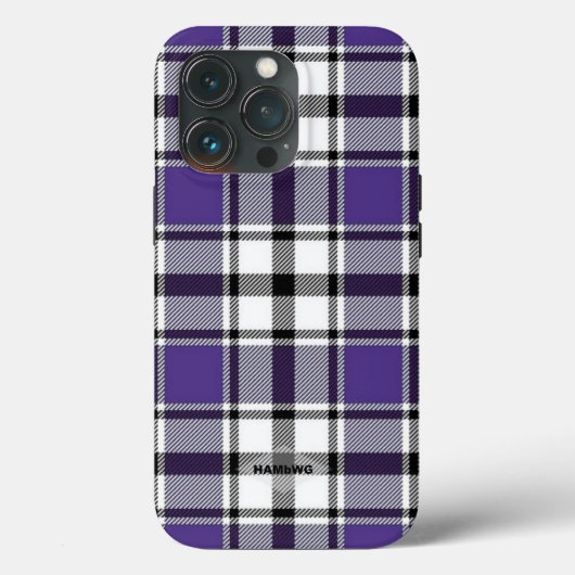 Coques Case-Mate iPhone Boîtier Iphone Carreaux Violet HAMbWG (Verso)