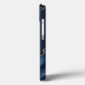 Coques Case-Mate iPhone Boîtier iPhone Case-Mate abstrait bleu marine (Verso / Gauche)
