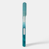 Coques Case-Mate iPhone Boîtier iPhone Case-Mate abstrait sarcelle et blan (Verso / Droite)