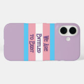 Coques Case-Mate iPhone Boîtier iPhone Case-Mate Cœur de la Fierté Trans (Verso (horizontal))