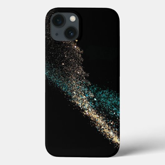 Coques Case-Mate iPhone Boîtier iPhone Case-Mate noir et à paillettes (Verso)