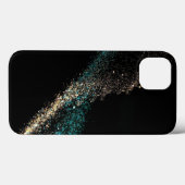 Coques Case-Mate iPhone Boîtier iPhone Case-Mate noir et à paillettes (Verso (horizontal))