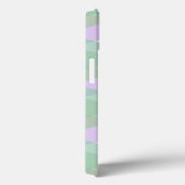 Coques Case-Mate iPhone Boîtier iPhone Case-Mate triangles verts et lilas (Verso / Droite)