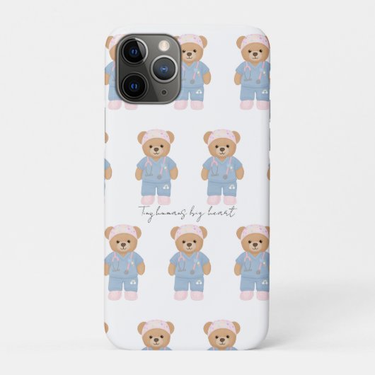 Coques Case-Mate iPhone Boîtier iPhone d'infirmière pédiatrique mignon (Dos)