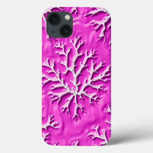 Case-Mate iPhone Case Boîtier iPhone en acier rose texturé arbre