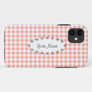 Case-Mate iPhone Case Boîtier iPhone en forme d'étoile ovale à carreaux