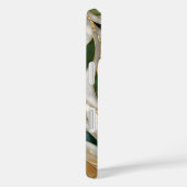 Coques Case-Mate iPhone Boîtier iPhone feuille botanique verre teinté vert (Verso / Droite)