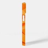 Coques Case-Mate iPhone Boîtier iPhone géométrique orange vibrant Finition (Verso / Droite)