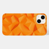 Coques Case-Mate iPhone Boîtier iPhone géométrique orange vibrant Finition (Verso (horizontal))