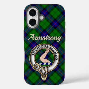 Coques iPhone 16 Boîtier iPhone / iPad Badge et tartan du clan Arms