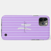 Coques Case-Mate iPhone Boîtier iPhone / iPad Lavande Rayure Violette (Dos (Horizontal))