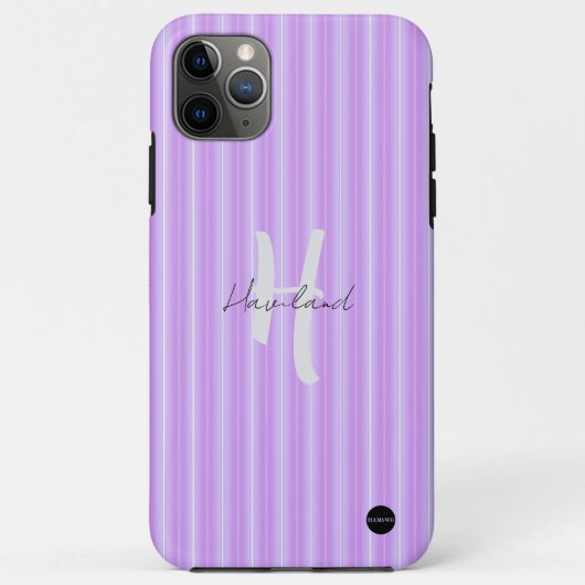 Coques Case-Mate iPhone Boîtier iPhone / iPad Lavande Rayure Violette (Dos)