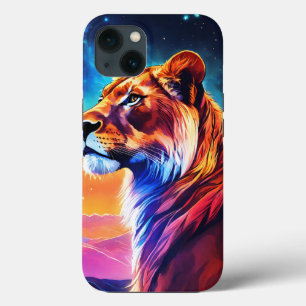Case-Mate iPhone Case Boîtier iPhone / iPadLioness Under Starry Sky Futu