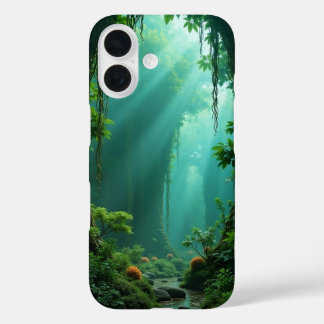 Coques iPhone 16 Boîtier iPhone Lueur de la Forêt Enchantée