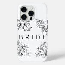Boîtier iPhone nuptiale 15 pro téléphone