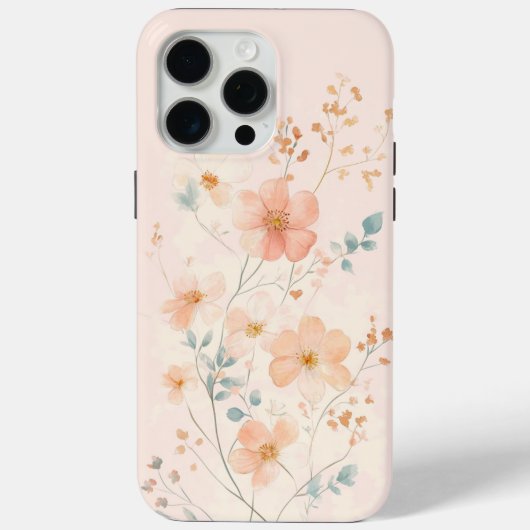 Coques Case-Mate iPhone Boîtier iPhone petit téléphone à fleurs (Verso)
