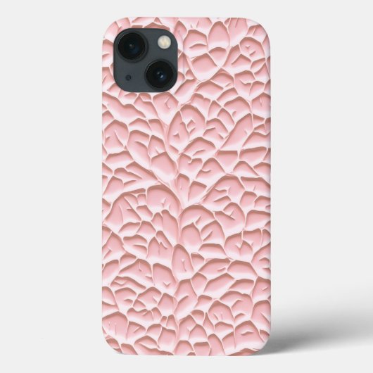 Coques Case-Mate iPhone Boîtier iPhone Rose Brillante avec Relief Texturé (Verso)