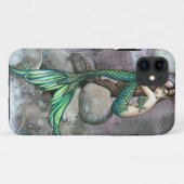 Coques Case-Mate iPhone Boîtier iPhone Sirène Émeraude (Dos (Horizontal))