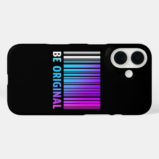 Coques Case-Mate iPhone Boîtier Iphone "Soyez original" (Verso (horizontal))