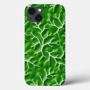 Case-Mate iPhone Case Boîtier iPhone vert brillant avec motif de veine