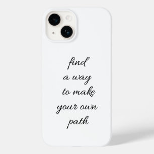 Coque Pour iPhone 14 Boîtier iPhone Votre propre chemin