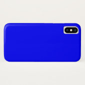 Coques Case-Mate iPhone Boîtier iPhone X bleu (Dos (Horizontal))