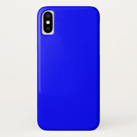 Coques Case-Mate iPhone Boîtier iPhone X bleu (Dos)