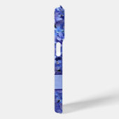 Coques Case-Mate iPhone Boîtier iPhone X Fleur d'Hydrangea Bleu Brillante (Verso / Droite)